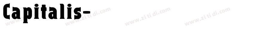 Capitalis字体转换