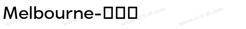 Melbourne字体转换