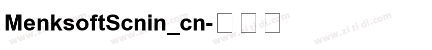 MenksoftScnin_cn字体转换