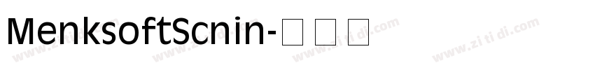 MenksoftScnin字体转换