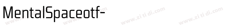 MentalSpaceotf字体转换