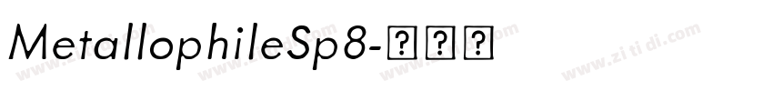 MetallophileSp8字体转换