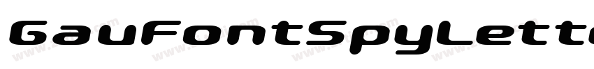 GauFontSpyLetter字体转换