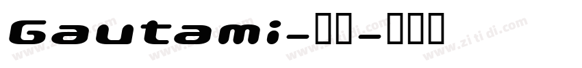 Gautami-粗体字体转换