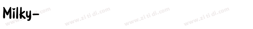 Milky字体转换