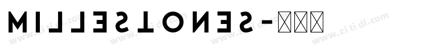 Millestones字体转换