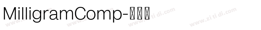MilligramComp字体转换
