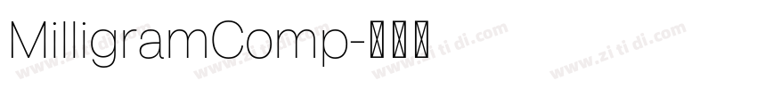 MilligramComp字体转换