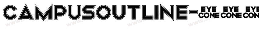 CampusOutline字体转换