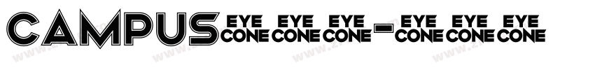 Campus校园体字体转换