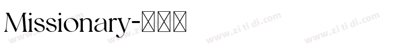Missionary字体转换