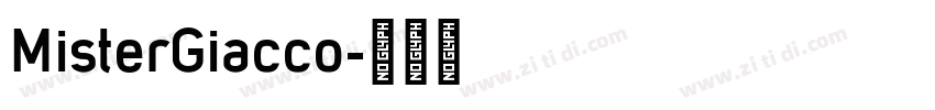 MisterGiacco字体转换