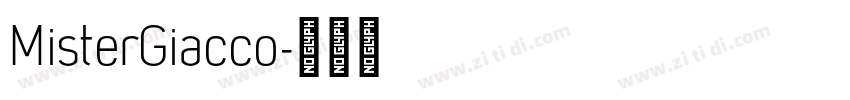 MisterGiacco字体转换