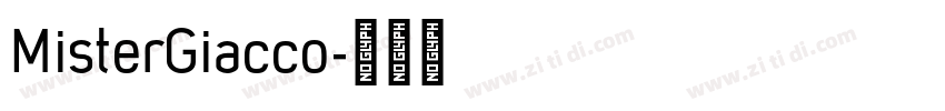 MisterGiacco字体转换