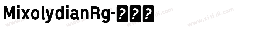 MixolydianRg字体转换