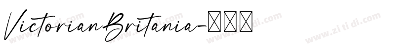VictorianBritania字体转换