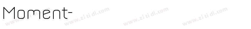 Moment字体转换