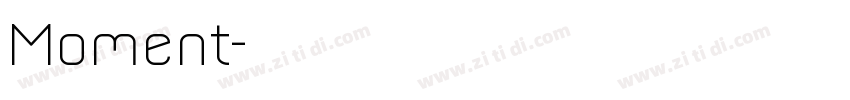 Moment字体转换