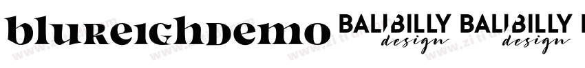 BlureighDemo字体转换