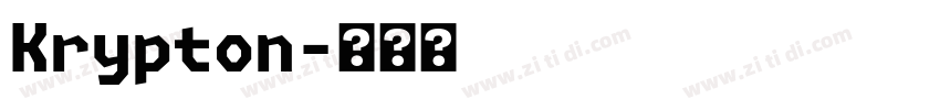 Krypton字体转换