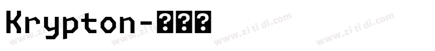 Krypton字体转换