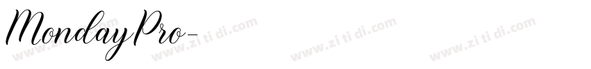 MondayPro字体转换