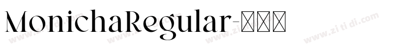 MonichaRegular字体转换
