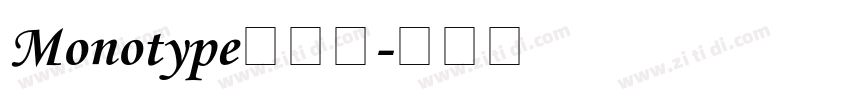 Monotype字体库字体转换