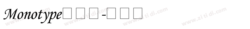 Monotype字体库字体转换