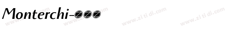 Monterchi字体转换