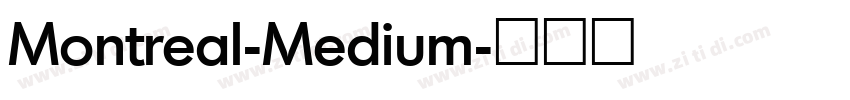 Montreal-Medium字体转换 Montreal-Medium字体转换
