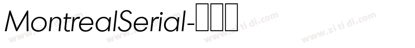 MontrealSerial字体转换