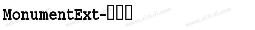MonumentExt字体转换