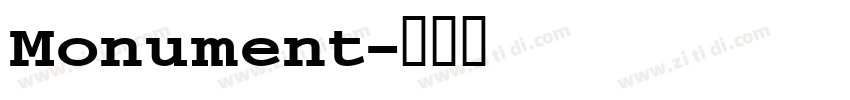 Monument字体转换