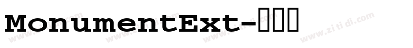 MonumentExt字体转换