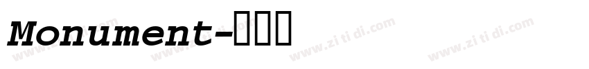 Monument字体转换