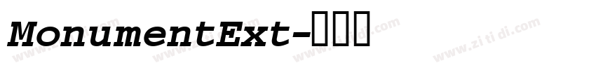 MonumentExt字体转换