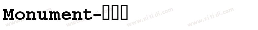 Monument字体转换