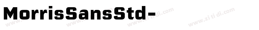 MorrisSansStd字体转换