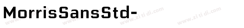 MorrisSansStd字体转换