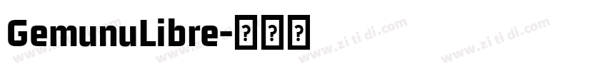 GemunuLibre字体转换