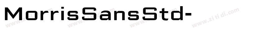 MorrisSansStd字体转换