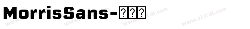 MorrisSans字体转换