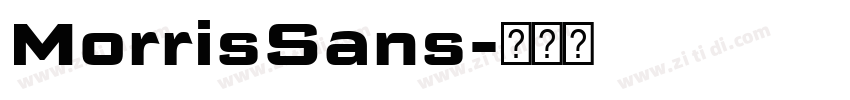 MorrisSans字体转换