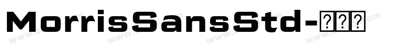 MorrisSansStd字体转换
