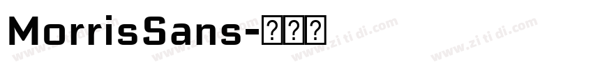 MorrisSans字体转换