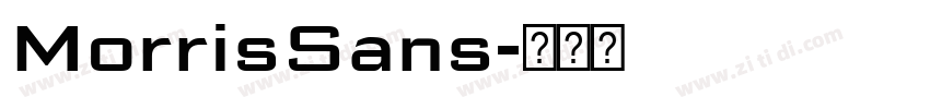 MorrisSans字体转换