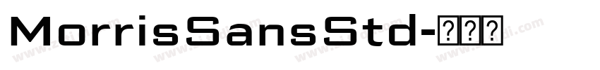 MorrisSansStd字体转换