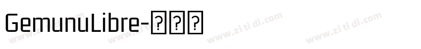 GemunuLibre字体转换