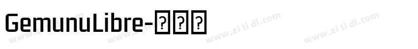 GemunuLibre字体转换